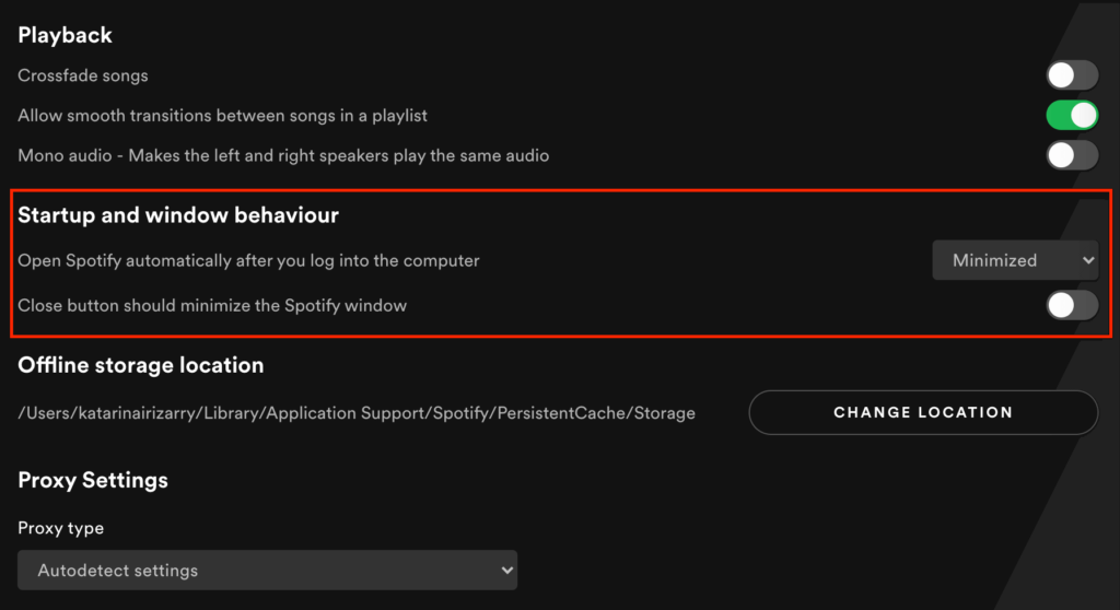 Disable Spotify Auto Startup