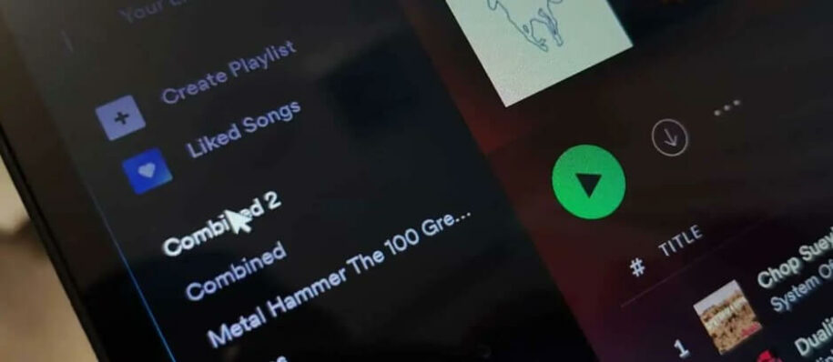 how to combine playlists on spotify