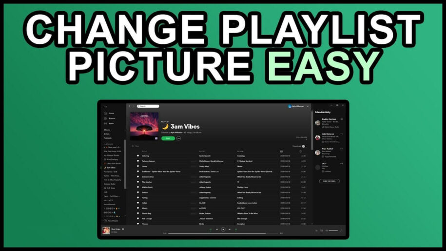 how to change playlist covers on Spotify
